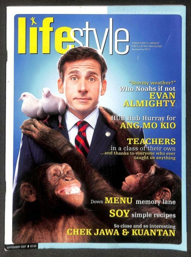 LIFESTYLE magazine side cover  September 2007