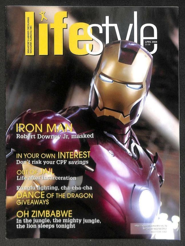 LIFESTYLE magazine side cover  April 2008