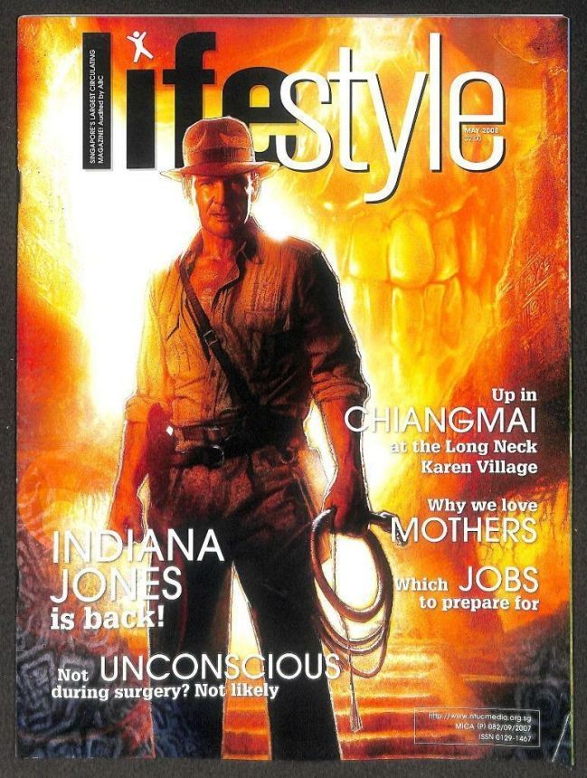 LIFESTYLE magazine side cover  May 2008