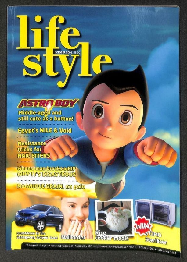 LIFESTYLE magazine side cover  October 2009