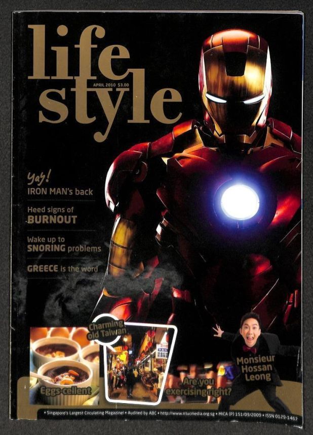 LIFESTYLE magazine side cover  April 2010
