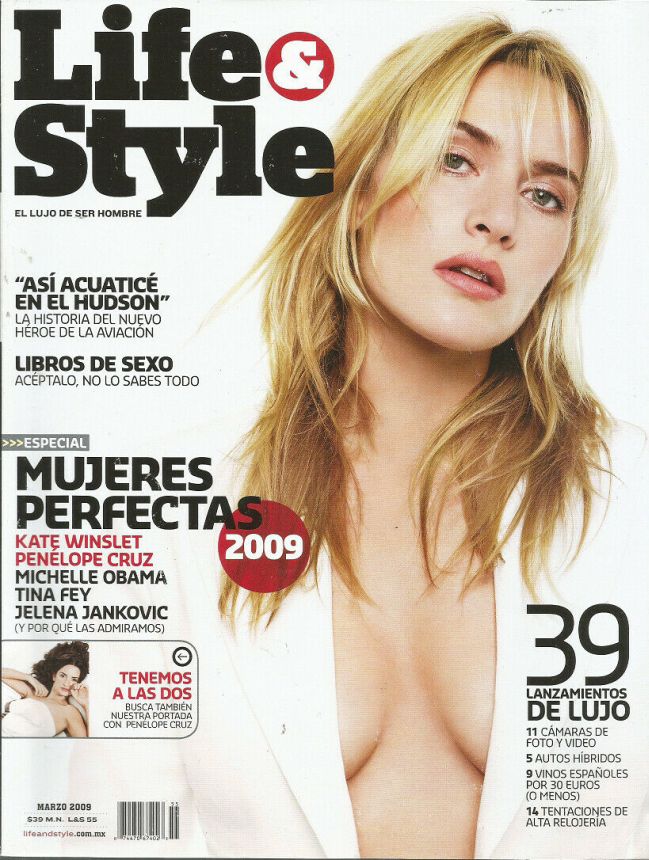 LIFE AND STYLE MEXICO magazine side cover  March 2009