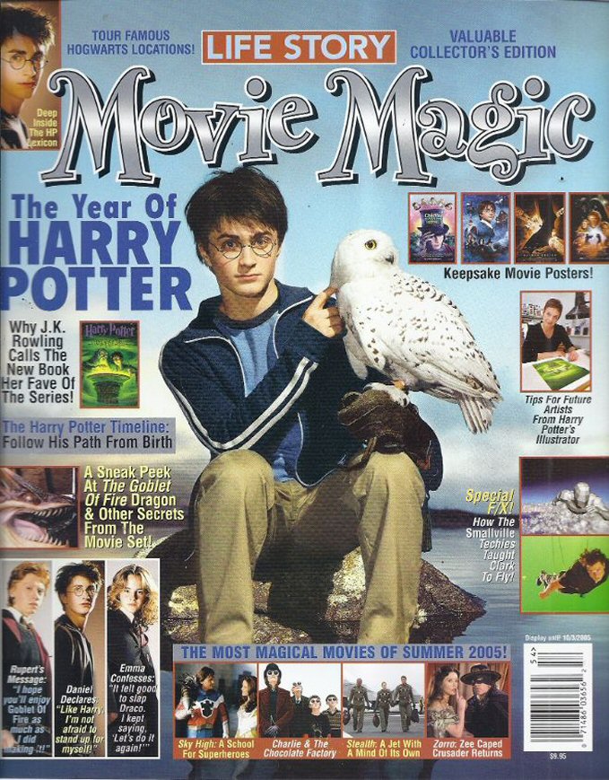 LIFE STORY magazine side cover  October 2005