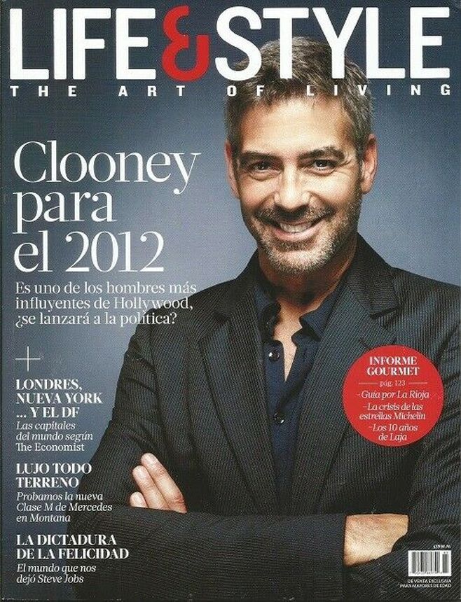 LIFE AND STYLE MEXICO magazine side cover  November 2011