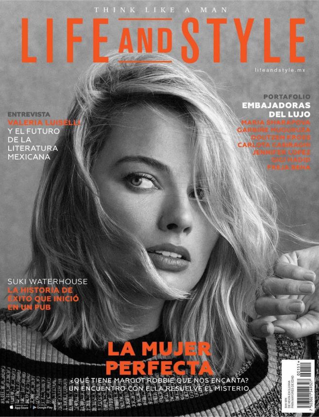 LIFE AND STYLE MEXICO magazine side cover  March 2018