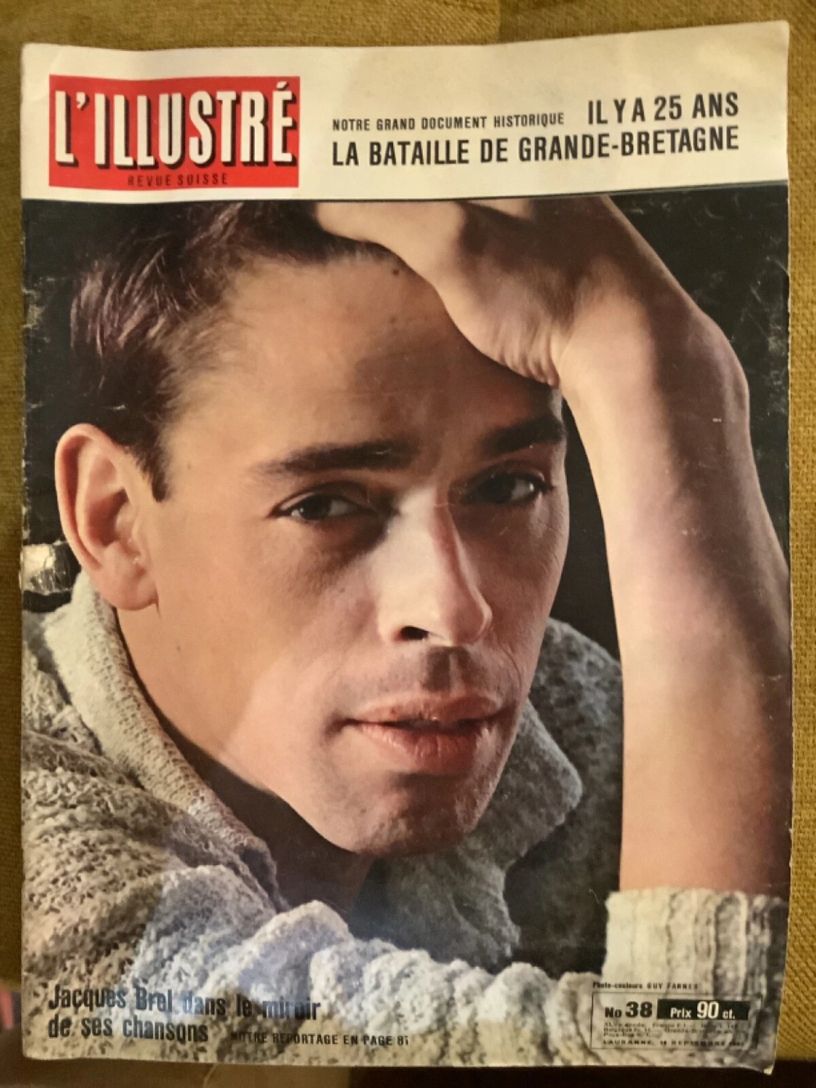L ILLUSTRE (Swiss) magazine side cover Issue 38  September 1965