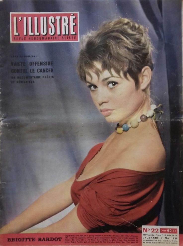 L ILLUSTRE (Swiss) magazine side cover Issue 22   1956