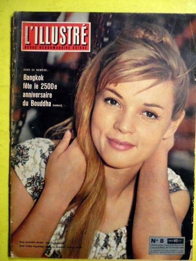 L ILLUSTRE (Swiss) magazine side cover Issue 8 20 February 1958