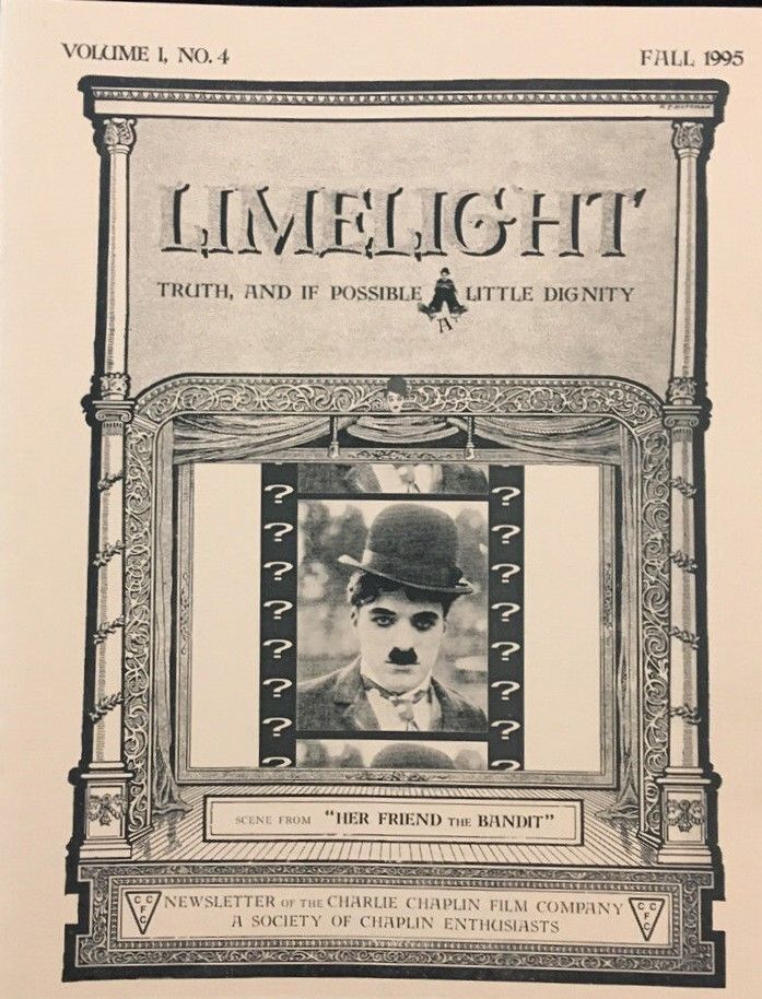 LIMELIGHT magazine side cover  Vol 1 No  4 Fall 1995