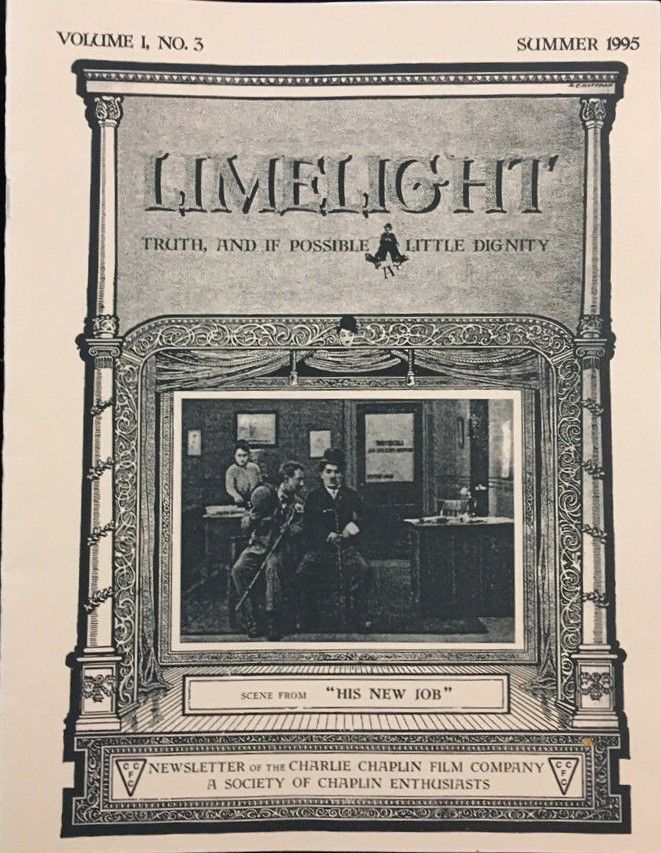 LIMELIGHT magazine side cover  Vol 1 No  3 Summer 1995
