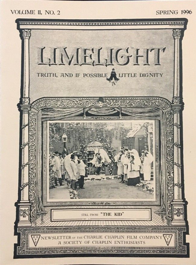 LIMELIGHT magazine side cover  Vol 2 No  2 Spring 1996