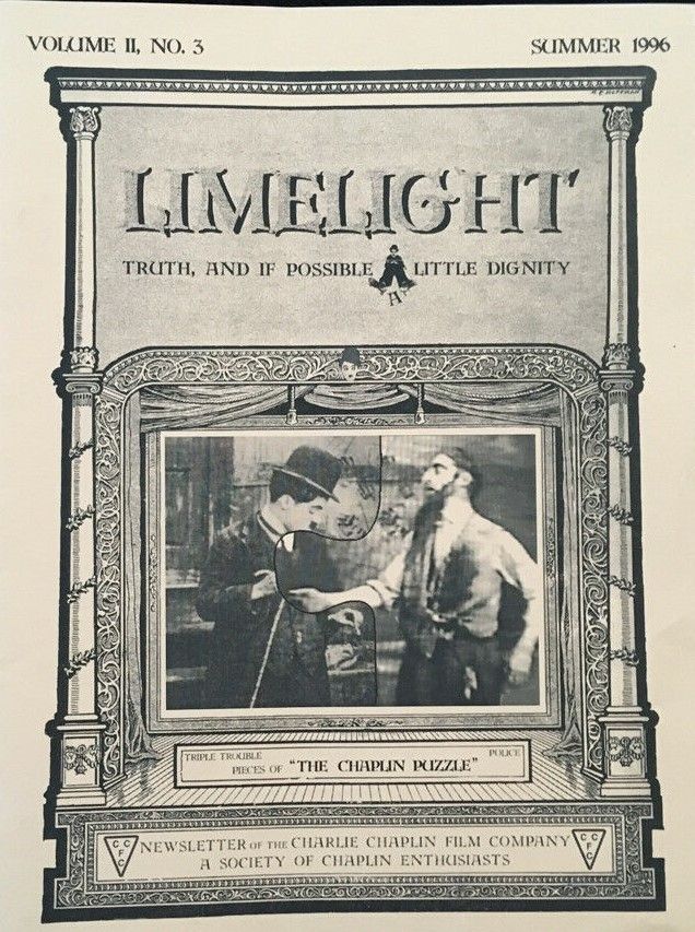 LIMELIGHT magazine side cover  Vol 2 No  3 Summer 1996