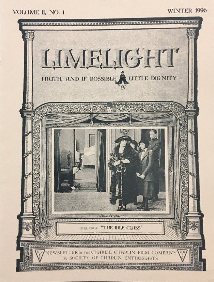 LIMELIGHT magazine side cover  Vol 2 No  1 Winter 1996