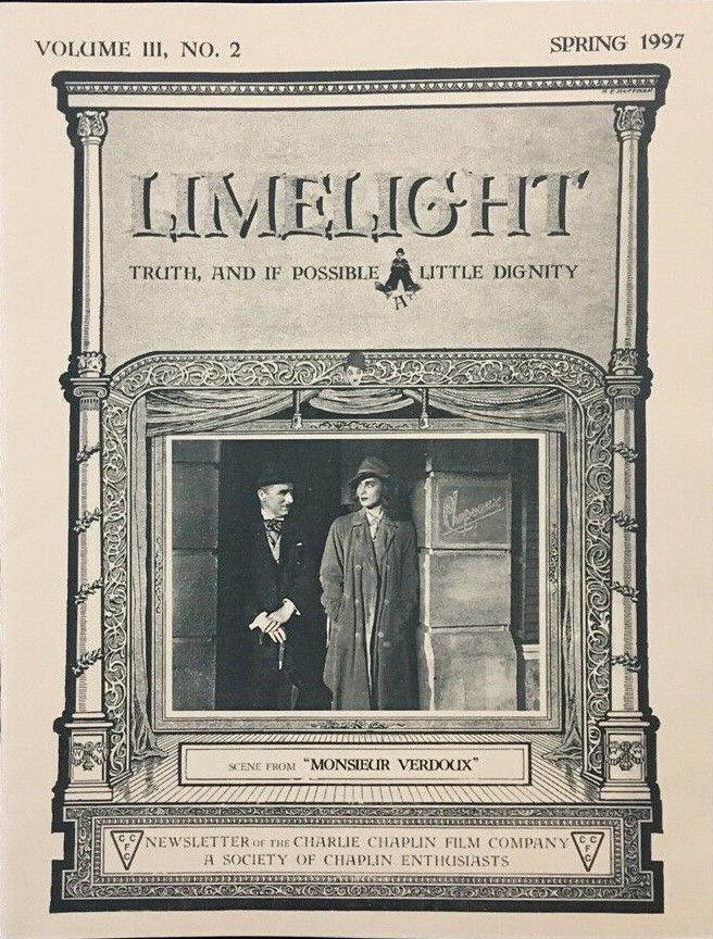 LIMELIGHT magazine side cover  Vol 3 No  2 Spring 1997