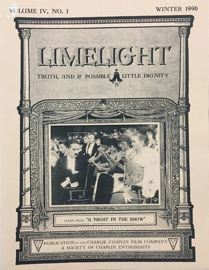 LIMELIGHT magazine side cover  Vol 4 No  1 Winter 1998