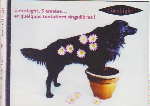LIMELIGHT (Fr) magazine side cover Issue 55 December 1996