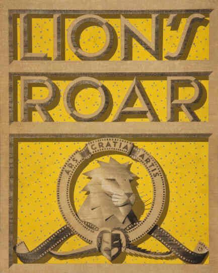 LIONS ROAR magazine side cover Issue 2  1941