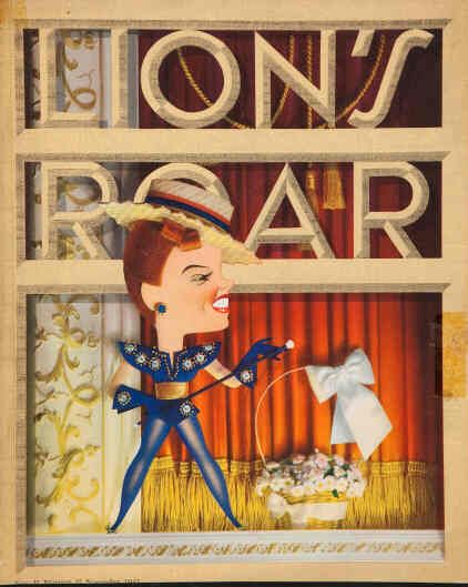 LIONS ROAR magazine side cover November 1942