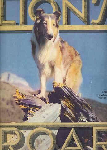 LIONS ROAR magazine side cover June 1945