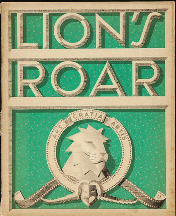 LIONS ROAR magazine side cover Issue 3   1941