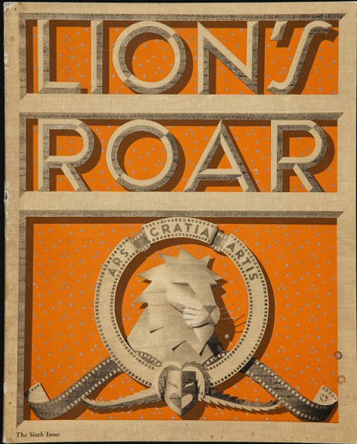 LIONS ROAR magazine side cover Issue 6   1942