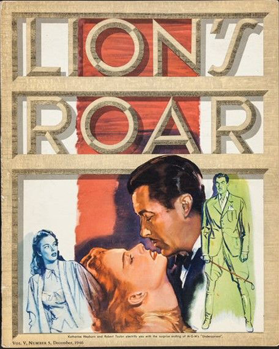 LIONS ROAR magazine side cover  Vol 5 No  5  December 1946