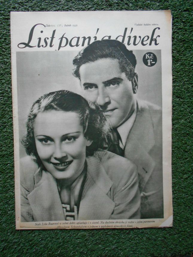 LIST PANIA DIVEK magazine side cover Issue 672   1937