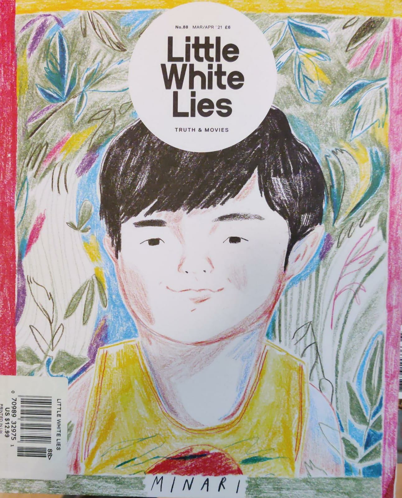 LITTLE WHITE LIES magazine side cover Issue 88  March/April 2021