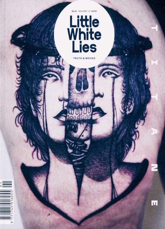 LITTLE WHITE LIES magazine side cover Issue 91  November/December 2021