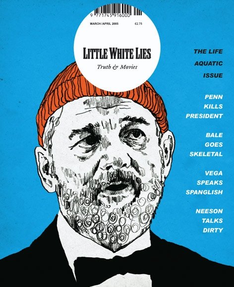 LITTLE WHITE LIES magazine side cover Issue 1  2005