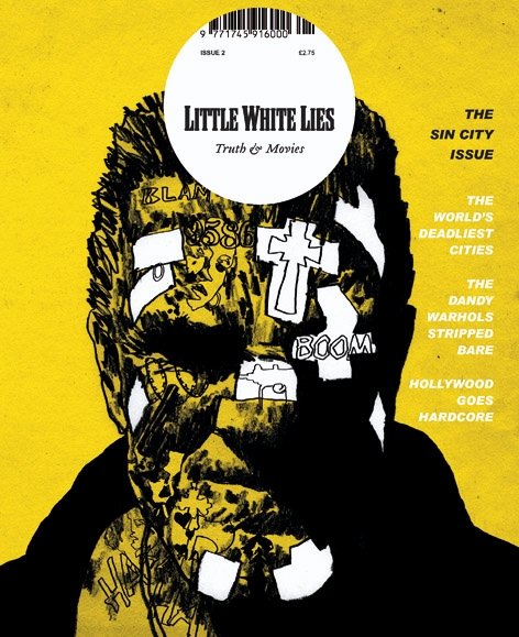 LITTLE WHITE LIES magazine side cover Issue 2  2005