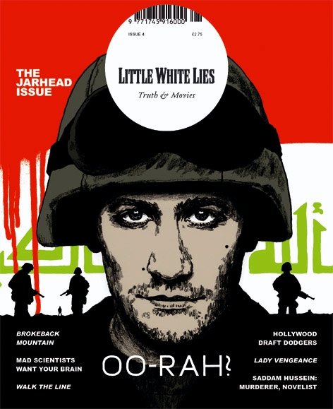 LITTLE WHITE LIES magazine side cover Issue 4 December 2005