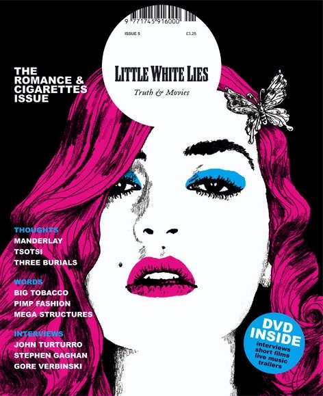 LITTLE WHITE LIES magazine side cover Issue 5 March 2006