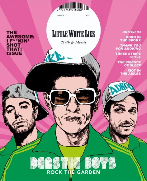 LITTLE WHITE LIES magazine side cover Issue 6  2006