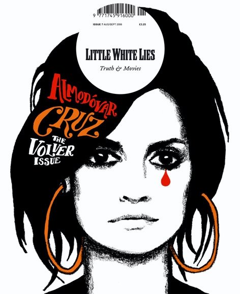 LITTLE WHITE LIES magazine side cover Issue 7  2006