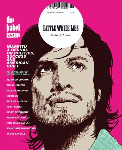 LITTLE WHITE LIES magazine side cover Issue 9  2006