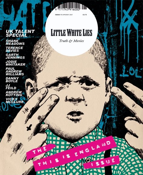 LITTLE WHITE LIES magazine side cover Issue 11  2007