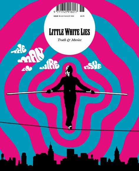 LITTLE WHITE LIES magazine side cover Issue 18 July/August 2008