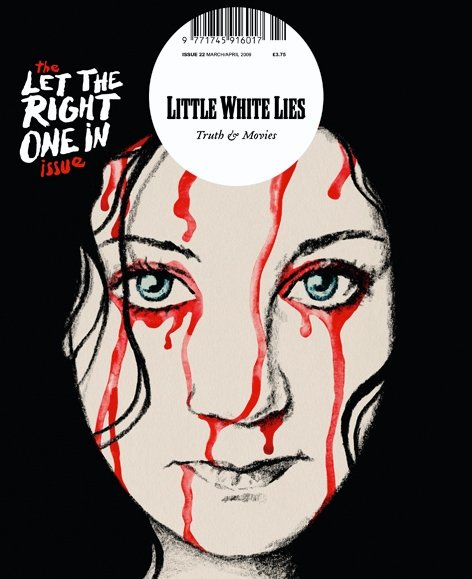 LITTLE WHITE LIES magazine side cover Issue 22 March/April 2009