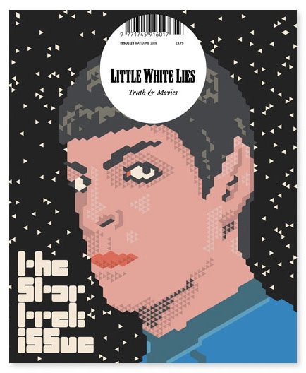 LITTLE WHITE LIES magazine side cover Issue 23 May/June 2009