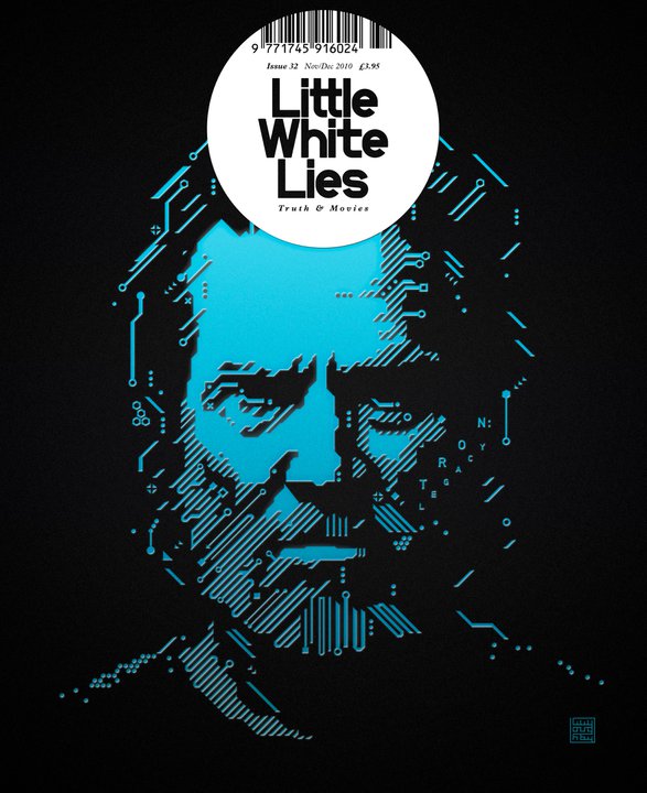 LITTLE WHITE LIES magazine side cover Issue 32 November/December 2010