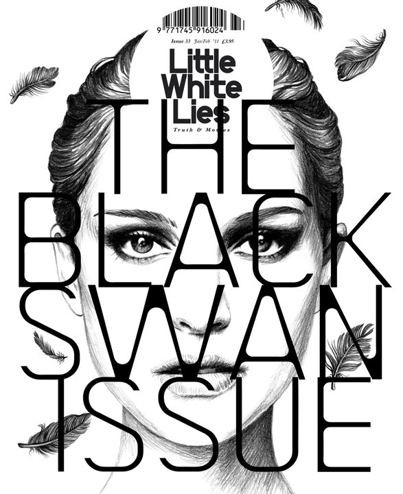 LITTLE WHITE LIES magazine side cover Issue 33 January/February 2011