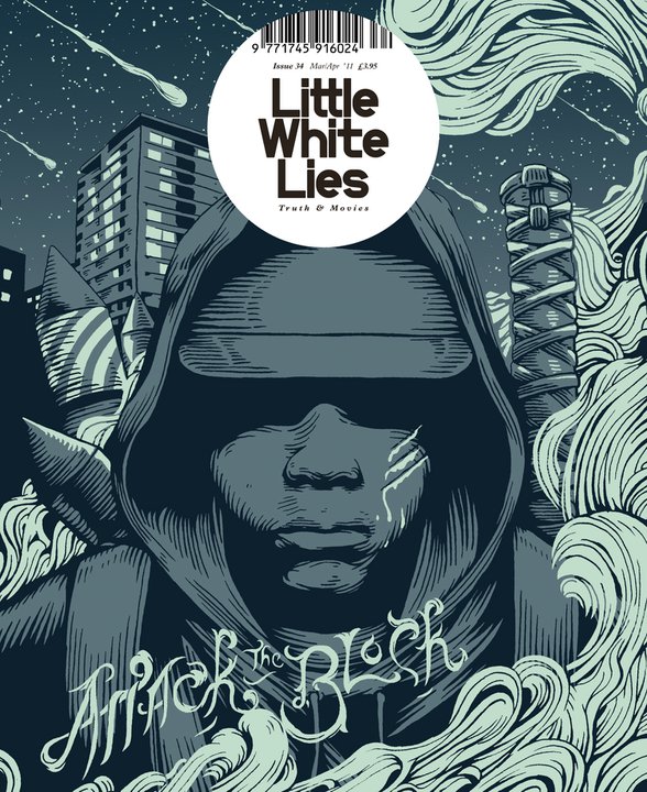 LITTLE WHITE LIES magazine side cover Issue 34 March/April 2011