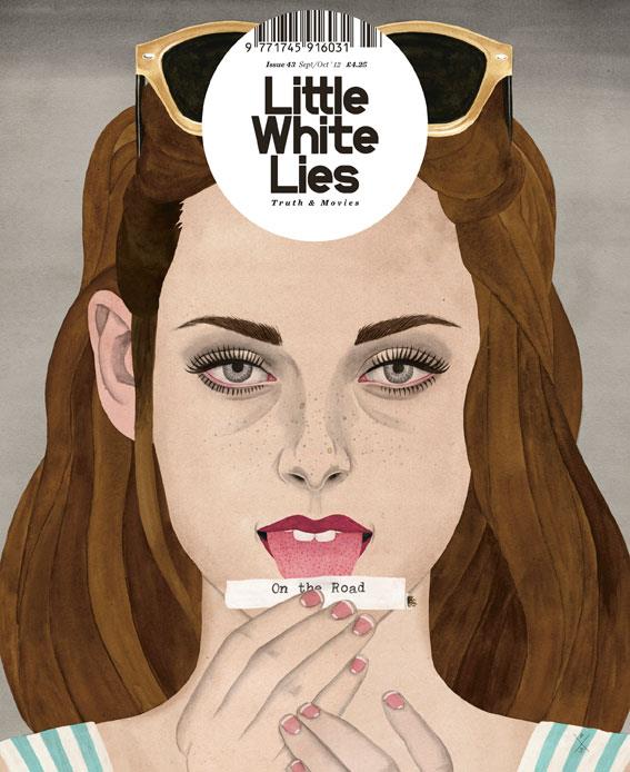 LITTLE WHITE LIES magazine side cover Issue 43 September/October 2012