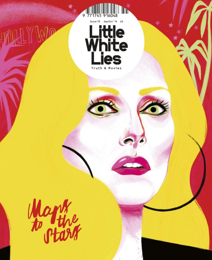 LITTLE WHITE LIES magazine side cover Issue 55 September/October 2014