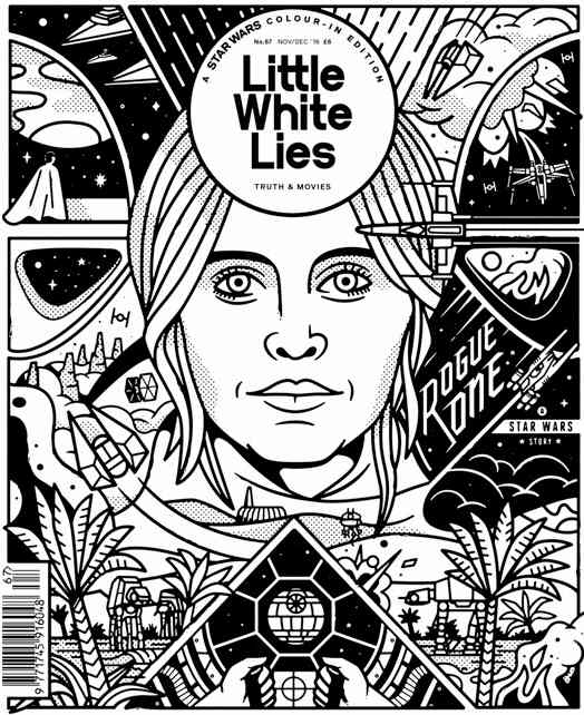 LITTLE WHITE LIES magazine side cover Issue 67 November/December 2016