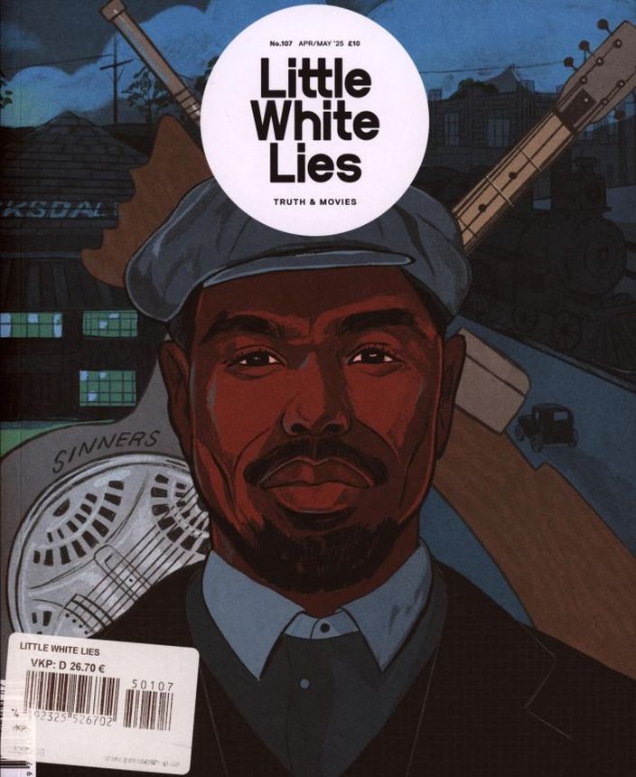 LITTLE WHITE LIES magazine side cover  April/May 2025
