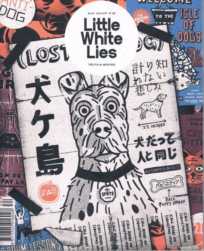 LITTLE WHITE LIES magazine side cover Issue 74  March/April 2018
