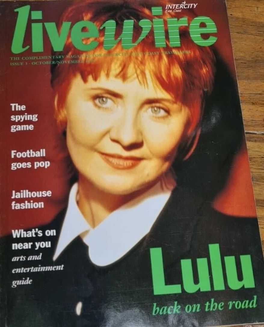 LIVE WIRE magazine side cover Issue 3  October/November 1994