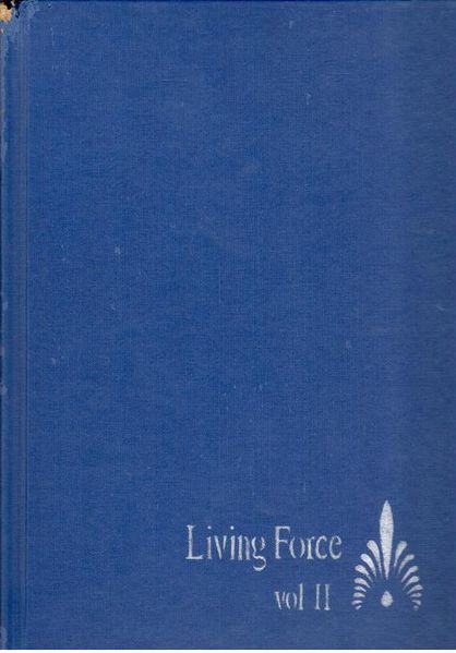 LIVING FORCE magazine side cover Issue 2  2001